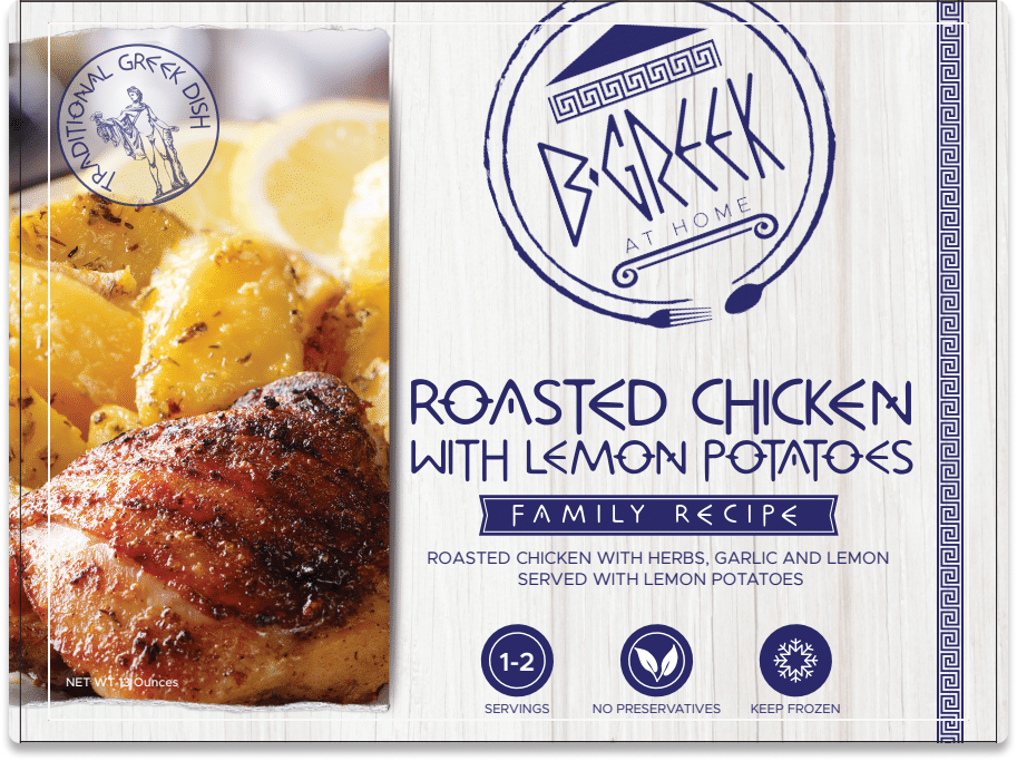 B Greek At Home Roasted Chicken Meal