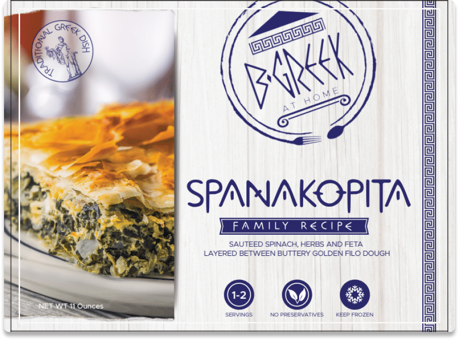 B Greek At Home Spanakopita Meal